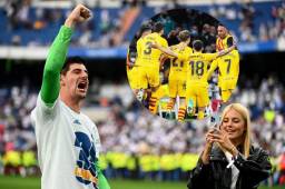 Real Madrid se coronó campeón de la Liga de España 2021-22 y Courtois lanzó un dardo al Barcelona.