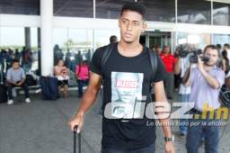 El jugador del Barcelona B se unió a la selección de Honduras.