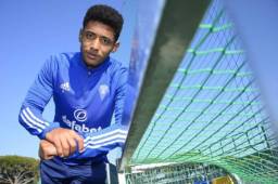 El delantero hondureño, Choco Lozano, habló sobre lo que ha representado la experiencia de jugar en la primera de España. Foto cortesía Cádiz FC