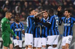 Inter de Milan venció a domicilio 0-2 al Ludogorets en Bulgaria.