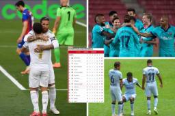 Real Madrid quedó a dos puntos del Barcelona en la tabla de posiciones.