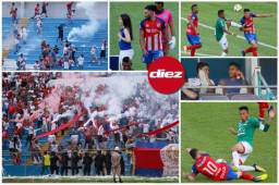 Marathón y Olimpia empataron en un 1-1 en clásico disputado en el Estadio Olímpico. Acá las imágenes curiosas que captó el lente de DIEZ. Fotos Melvin Cubas y Neptalí Romero
