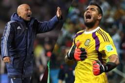 Sergio Romero se eprfilaba como titular de Argentina en la Copa del Mundo.