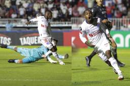 Edwin Solani Solano marcó el 1-0 de Olimpia ante Antigua. FOTO: Andro Rodríguez