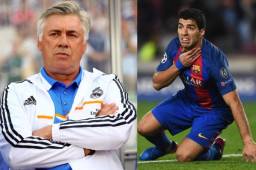 Carlo Ancelotti tuvo en sus manos el fichaje de Luis Suárez por Real Madrid, pero lo rechazó. Fotos AFP
