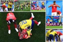 Suecia se clasificó a los octavos del Mundial de Rusia 2018 tras vencer 1-0 a Suiza. Estas son las imágenes curiosas que dejó el encuentro. Fotos AFP y EFE