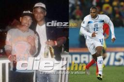 El delantero Georgie Welcome quien fue mundialista con Honduras en Sudáfrica 2010 en la polémica foto donde se mira posando con dos cevezas en la mano.