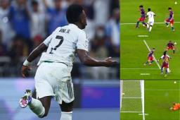 Con caño incluido: así fue el golazo de Vinicius en la final de la Supercopa de España entre Barcelona y Real Madrid