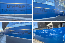 Siguen molestos por lo que pasó en Champions: Instalaciones del PSG aparecen manchadas con palabras insultantes