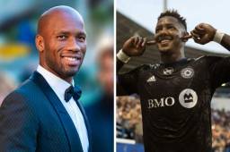 Drogba se tomó el tiempo de felicitar a Romell Quioto por su buena temporada en la MLS.