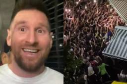 Esto pasa cuando ganas un Mundial: Localizan a Messi en un restaurante y aficionados se vuelven locos; hacen el pasillo