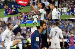 Lionel Messi celebró en el Santiago Bernabéu; Cristiano Ronaldo no apareció.