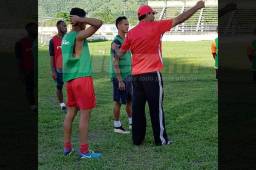 Diego Reyes ya se puso a las órdenes de Carlos Martínez. El delantero fue la gran novedad hoy en los trabajos de pretemporada del Real Sociedad.