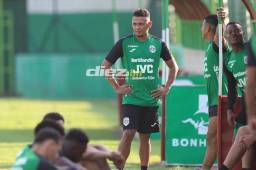 Alexy Vega está ilusionado con su nueva etapa como futbolista profesional, ahora con la camisa de Marathón. Foto Diez: Mauricio Ayala.