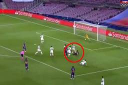 Messi marcó un golazo ante el Napoli, donde se quitó varias marcas y sacó un zurdazo preciso.