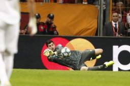 Courtois brilló en la victoria del Real Madrid ante el Galatasaray en Estambul. Dice que nunca dudó de sí mismo.