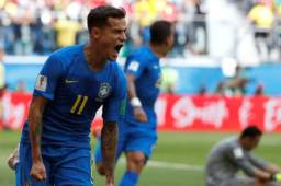 La selección de Brasil derrotó 2-0 a Costa Rica, que le dice adiós a la Copa del Mundo.