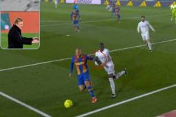 La polémica de El Clásico fue el posible penal de Mendy