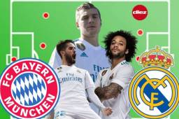 El Real Madrid se mide este miércoles de visita ante el Bayern Munich por la semifinal de ida de la Champions League y el portal 'Goal' dio a conocer la alineación que mandaría Zidane para salir con el triunfo.