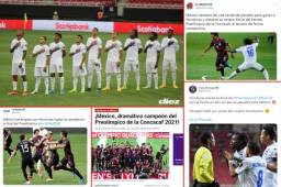 Medios mexicanos valoraron el esfuerzo del combinado hondureño en este torneo de la Concacaf.