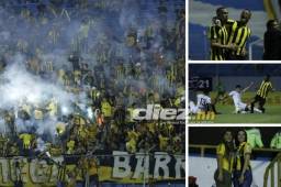 Real España venció 2-0 al Comunicaciones en el estadio Morazán por la ida de las semifinales de la Copa Premier Centroamericana. Acá las mejores imágenes del juego. FOTOS: Neptali Romero.