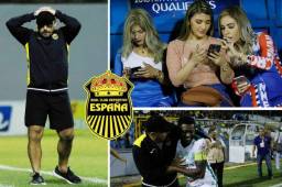 Las imágenes que en la televisión no emitieron del juego Real España vs Platense. El gesto que tuvo el Chino López con un aficionado y el encuentro del Tato y La Mosca.