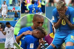 La selección de Brasil derrotó en tiempo de descuento a Costa Rica 2-0 y la eliminó del Mundial de Rusia 2018. Sorpresivamente Neymar rompió en llanto al final del partido tras anotar su gol.