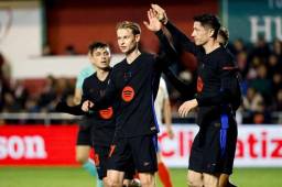 Barcelona ganó sin problemas ante el Barbastro, un equipo de la cuarta categoría en España. Foto: EFE