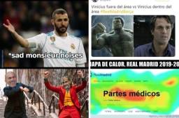 Vinicius se destaca en los memes de la victoria del Madrid por 2-0 ante el Osasuna. Además, los madridistas se burlan del Barcelona por la lesión de Messi.