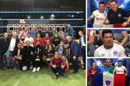 Un aficionado de Olimpia que se llama Enrique estuvo en el último programa de 'El Chiringuito' y representó a su equipo desde España.
