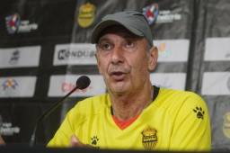 Olimpia es el único rival que Miguel Falero no ha vencido desde que tomó las riendas del Real España a final del 2023. FOTOS: Mauricio Ayala