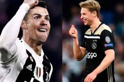 De Jong ya comenzó a vivir su duelo ante Cristiano Ronaldo en la Champions League.