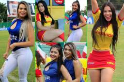 Se abrió la Jornada 6 del torneo Apertura de la Liga Nacional de Honduras y las bellas chicas no podían faltar.