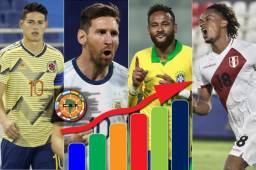 La tabla de posiciones de la eliminatoria mundialista de Conmebol comienza a tomar forma.