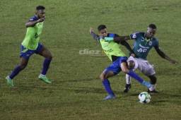 ¡Sufrido! Marathón terminó aguantando el empate ante Olancho con 9 jugadores tras un espléndido arranque