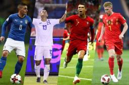 Bélgica e Italia tienen 8 partidos invictos,Honduras cuenta con 5.