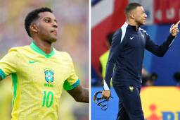 Rodrygo, delantero de la selección de Brasil, dice que quiere ser importante con la camisa de su país. FOTO: AFP