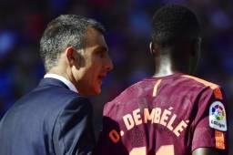 Dembélé se lesionó la fecha antepasada ante el Getafe.