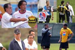 Con la llegada de Carlos Restrepo al Real España, conocé a los entrenadores que tuvieron un paso por ambos banquillos.