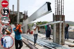 Te mostramos lo que ocurre en el interior del estadio Yankel Rosenthal a pocas horas para el inicio de la Gran Final entre Marathón y Motagua. Fotos Neptalí Romero