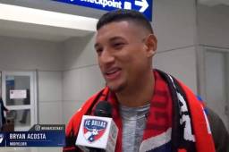 Bryan Acosta se mostró muy feliz tras anotar su primer gol con el FC Dallas.
