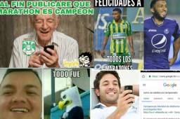 Siguen las burlas en las redes sociales tras el título de Marathón en el torneo Clausura de la Liga Nacional. No perdonan a Motagua tras dejar ir otro campeonato.