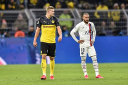 Erling Haaland fue la figura del partido de ida de los octavos de final de la Champions League entre Dortmund y PSG, el noruego marcó dos goles.