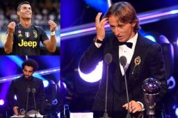 Cristiano Ronaldo se quedó en casa viendo la gala; Luka Modric es el nuevo 'The Best'.