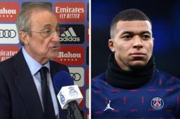 Florentino Pérez sabe que la afición del Real Madrid está ilusionada con el fichaje de Mbappé.