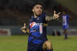 Agustín Auzmendi anota hat trick y regresa a la senda del gol con Motagua en el torneo Apertura