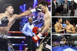 Teófimo López pasó la prueba más dura de su joven carrera, derrotando al invicto Masayoshi Nakatani por decisión unánime. FOTOS: Top Rank.