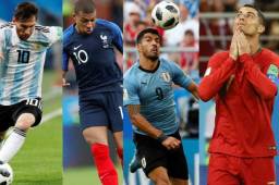 Argentina-Francia y Portugal-Uruguay los duelos más atractivos hasta el momento.