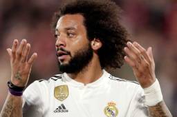 Marcelo, muy triste, vio solito la debacle del Real Madrid en el Bernabéu ante Ajax.