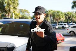 Luis Palma ya se encuentra en la concentración de la Selección de Honduras en Florida, Estados Unidos. Foto Diez: Mauricio Ayala, enviado especial.